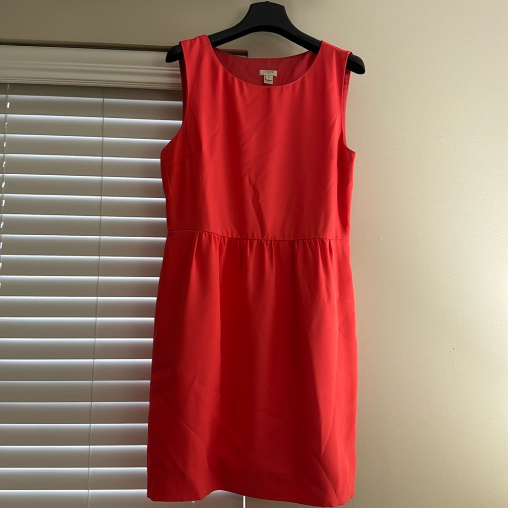 Coral J. Crew Suiting dress